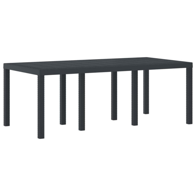 Garden Table Poly Rattan