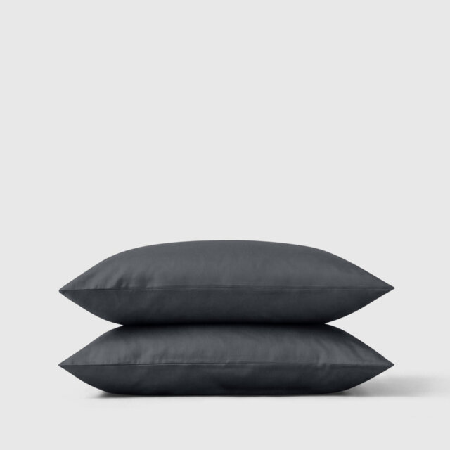 100% Cotton Sateen 460 Thread Count Pillowcase Pair