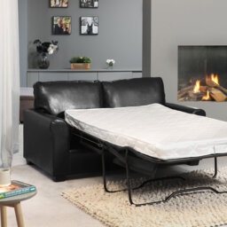 Aleasia 2 Seater Faux Leather Sofa Bed