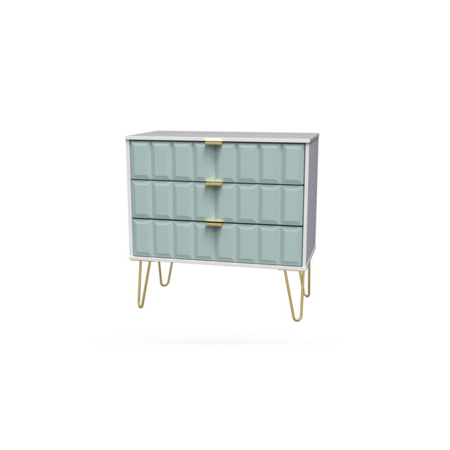 Fully Assembled Aleksej 3 - Drawer Chest of Drawers