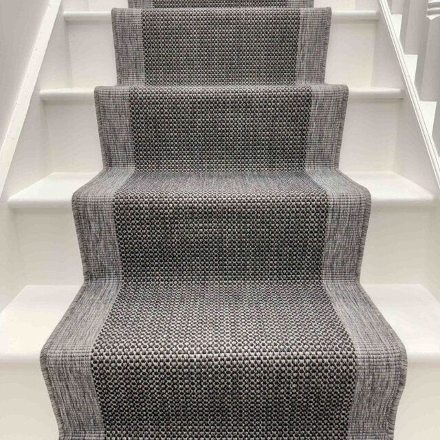 Vichy Midnight Stair Runner – Reversible, Durable & Hardwearing Carpet for Stairs & Staircases, Multiple Lengths