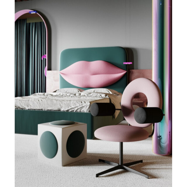 Monocle Upholstered Ottoman Storage Bed