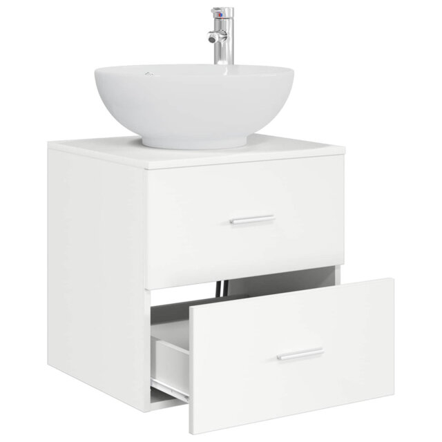 Single Bathroom Vanity with Ceramic Basin
