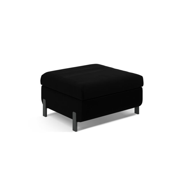 Rosaisela 72cm Wide Velvet Solid Colour Pouffe Ottoman