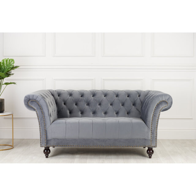 Benner 2 Seater Velvet Bennerfield Loveseat