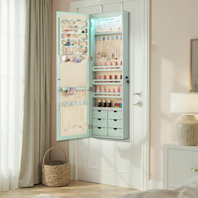 Wall Mounted Required Jewelry Armoire