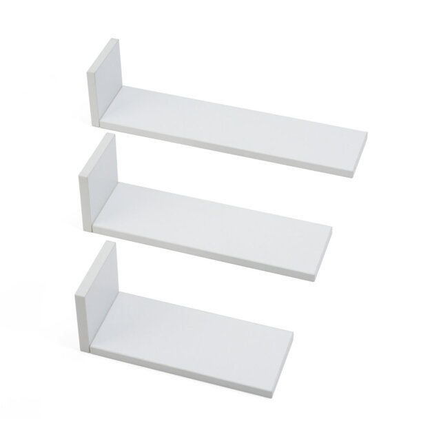 Tutti Bambini Rio 3 Piece L-Shaped Wall Shelves Set