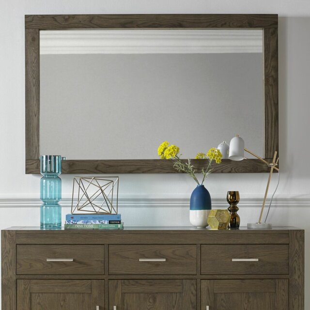 Bowenfels Wood Flat Wall Mirror