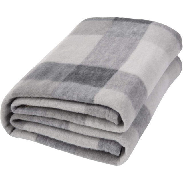 Sofa Throw Blanket, Soft Cosy Warm Check Outdoor Throws For Garden Furniture Single Fleece Blanket For Bedroom Living Room Picnic, 120X150cm - Grey Ta