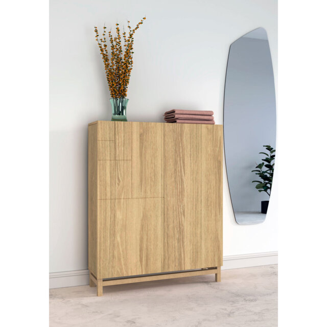 16 Pair Shoe Storage Cabinet