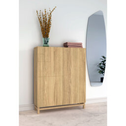 16 Pair Shoe Storage Cabinet