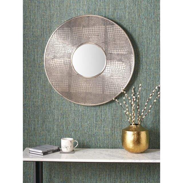 Iron Round Wall Mirror