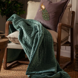 Haze Quilted Throw Blanket