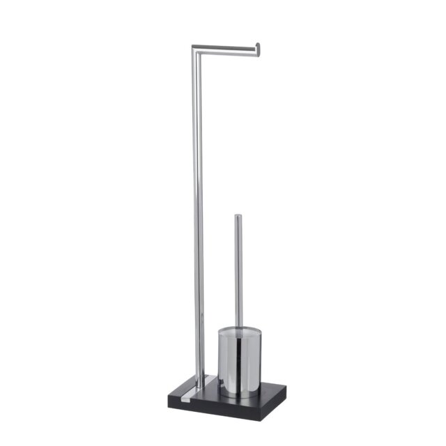 Noble Freestanding Toilet Roll and Brush Holder