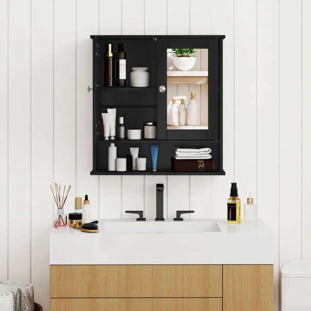 W H Medicine Cabinet Mirror