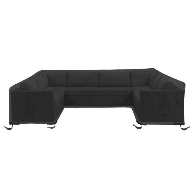 Kiely Heavy Duty Waterproof U Shaped Patio Sofa Cover, Big Sectional Couch Covers for Living Room