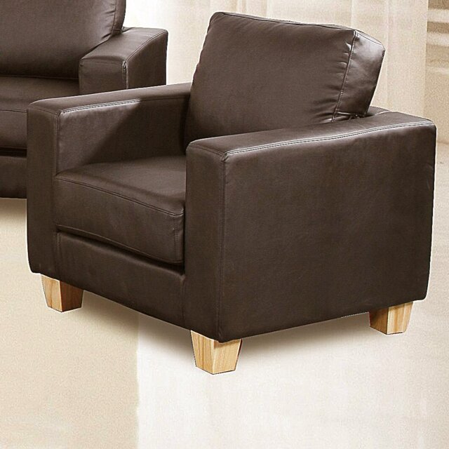 Peyton Faux Leather Club Chair