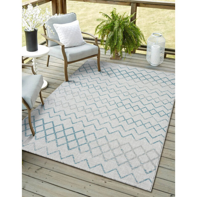 Northwich Grey/Green Indoor/Outdoor Rug