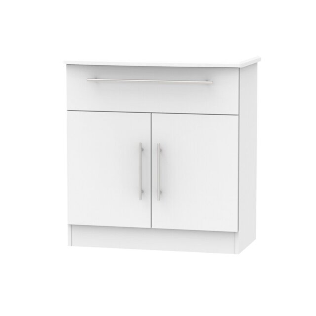 Fully Assembled Bahira 1 - Drawer 2 - Door Cabinet Accent Chest