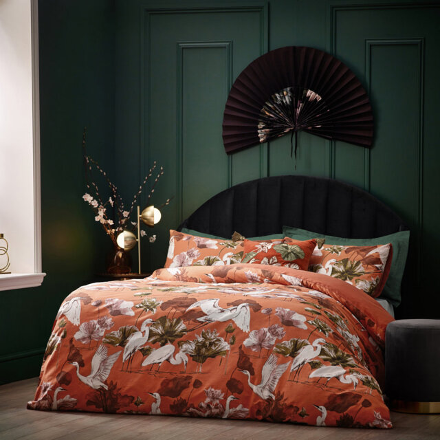 Kushiro Polyester Floral Duvet Cover Set with Pillowcases Included