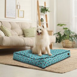 Dog Bed For Small - Medium - Large Dogs - Soft Pet Bed Mattress With Machine Washable Cover & PU Foam Pet Crate Bed - Dog Bed Mattress With Non-Slip B