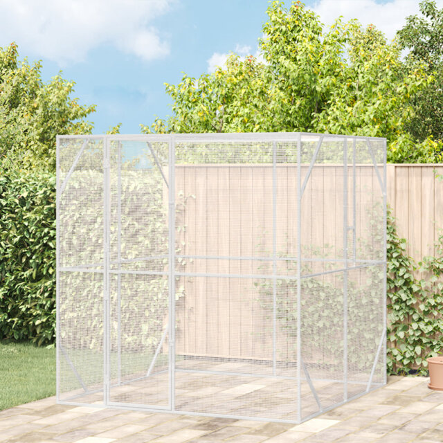 214cm Galvanised Steel Bird Cage Stand Bird Cage