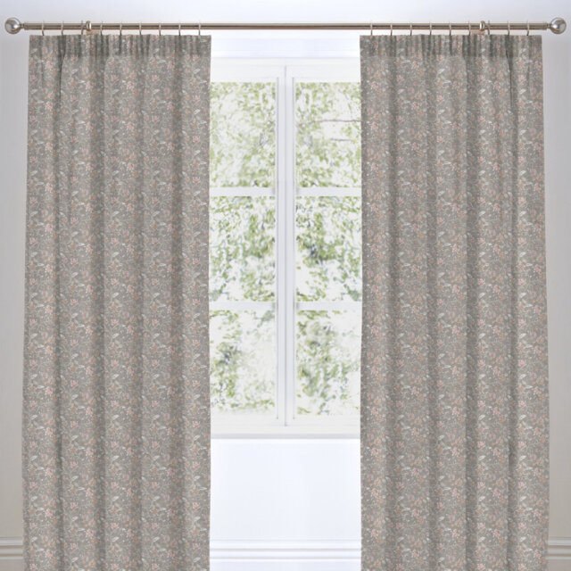 100% Cotton Pair Of Eyelet Curtains