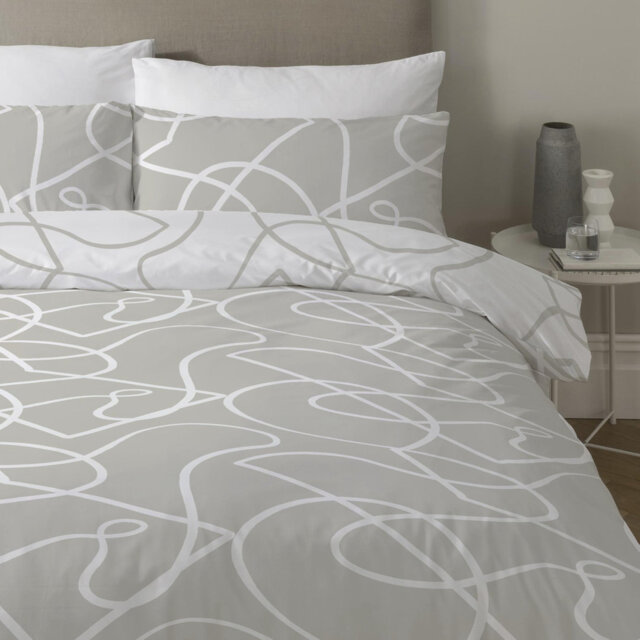 Alkistis Polyester Abstract Duvet Cover Set