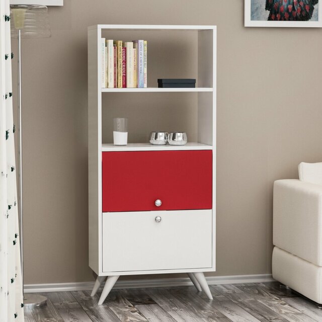 Loreen 138.6cm H x 60cm W Etagere Bookcase