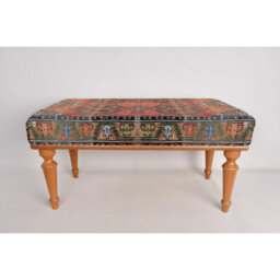 Cotton Upholstered Bench