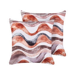 SEBORGA Indoor / Outdoor Abstract Square Cushion