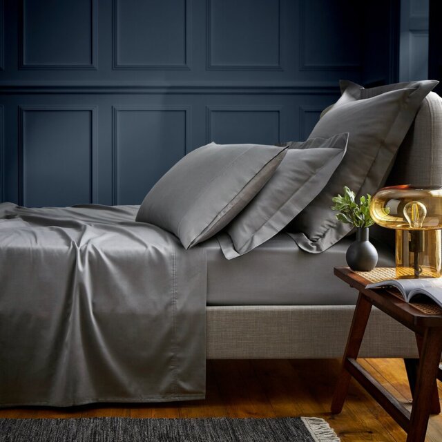 BOB 600TC EQYPTIAN COTTON Egyptian Cotton Plain Weave / Muslin Fitted Sheet