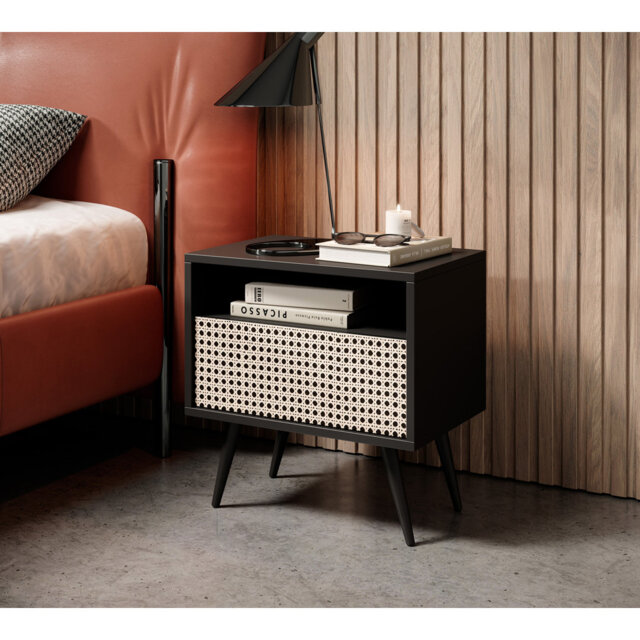 Hodgskin Manufactured Wood Bedside Table