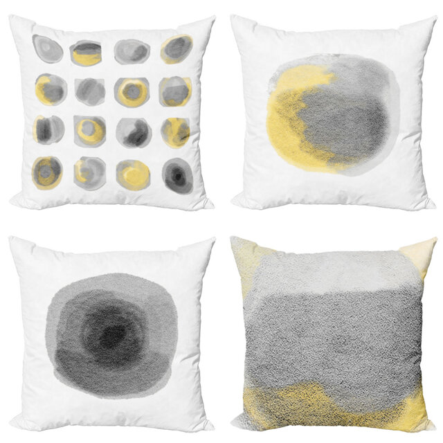 Everts Indoor / Outdoor Abstract Square Throw Pillow Cover