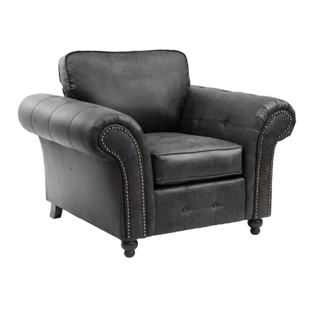 Bodnar Faux Leather Armchair