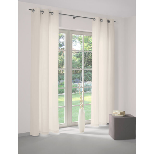 Newbury 67% Polyester And 33% Cotton Room Darkening Single Curtain Panel