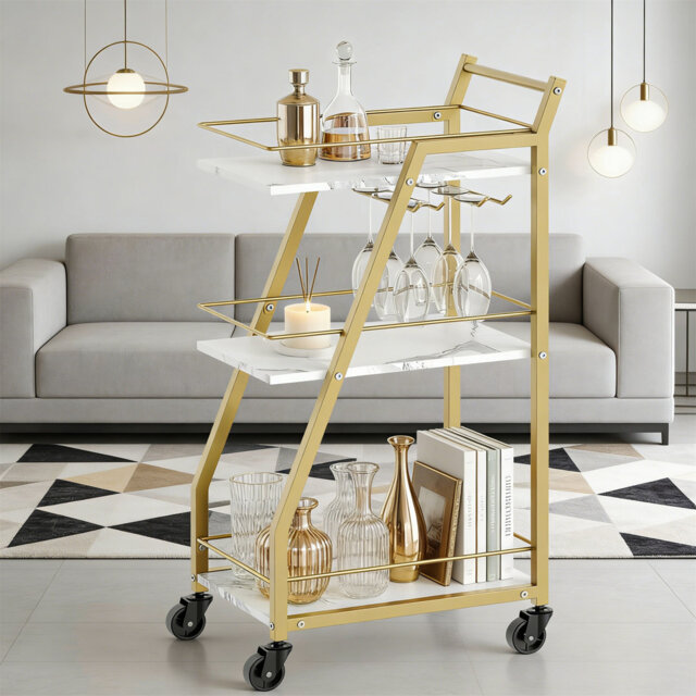 Metal Bar Cart
