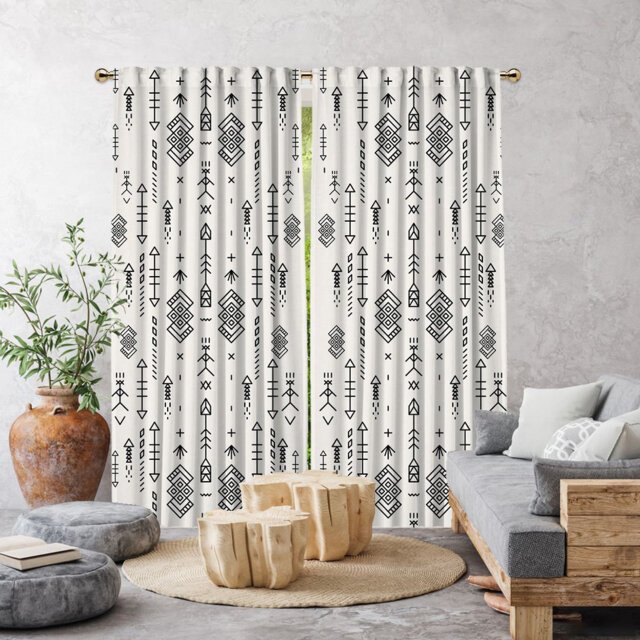 Anjelita Blackout Curtain Single Panel