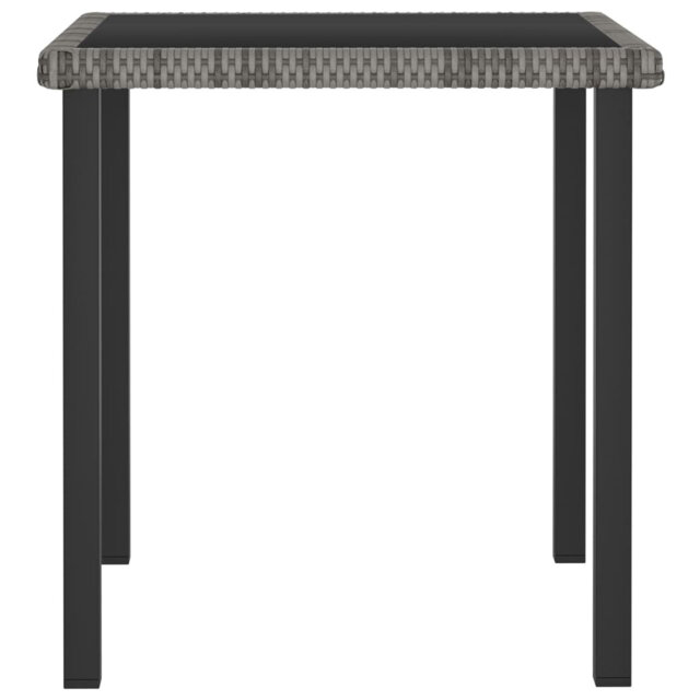 Adhithi Rectangular Metal Outdoor Dining Table , 70cm cm W 70cm cm D