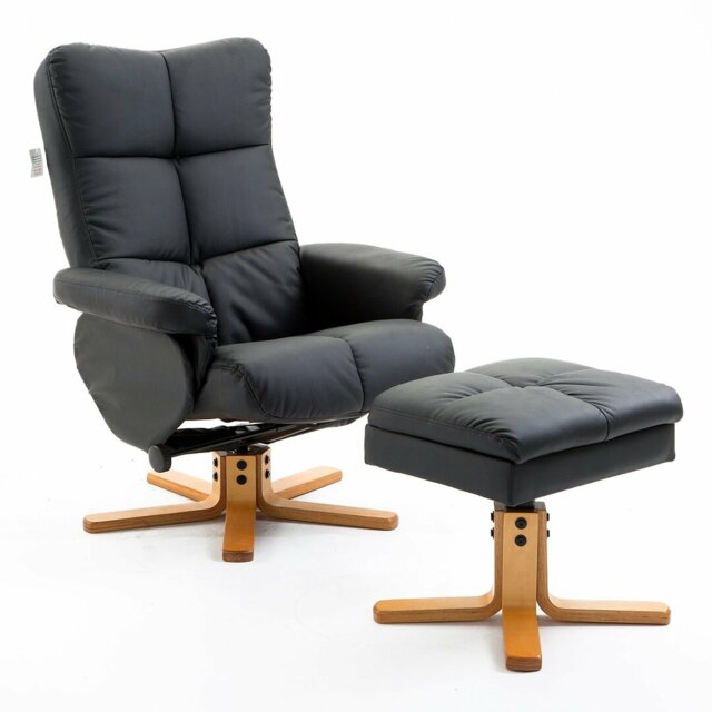 Charlestown 80cm Wide Swivel Ergonomic Recliner