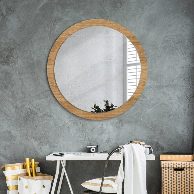 Huldar Glass Flat Wall Mirror