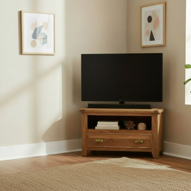 "Dorchester Corner TV Stand for TVs up to 75"""