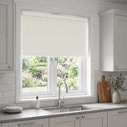 Thermal Blackout Roller Blind - Trimmable Cut to Size - Heavy Duty Metal Tube