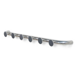 Retro Steel Wall 6 - Hook Coat Rack