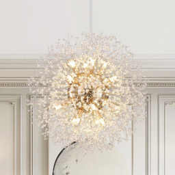 16-Light Crytal Sputnik Sphere Geometric Cluster Unique/Statement Chandelier