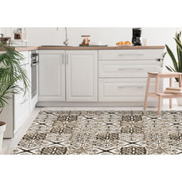 Alexius Machine Printed Brown Area Rug
