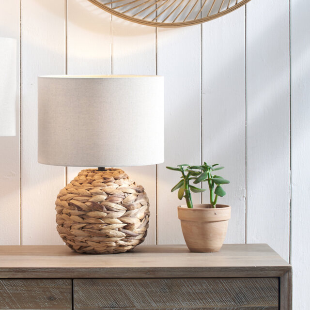 Dyani Wicker/Rattan Table Lamp