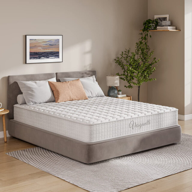 Hybrid Mattress with Breathable Memory Foam and Individually Pocket Spring - Medium Firm, White