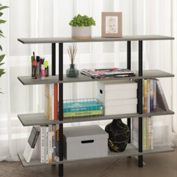 Marcellina 100cm H x 120cm W Plastic Etagere Bookcase