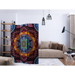 135cm W x 172cm H 3 - Panel Wood Folding Room Divider